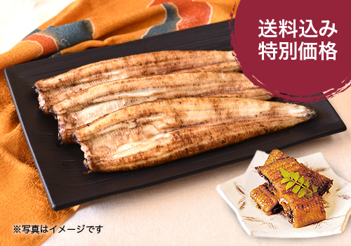 送料込み白焼き3尾+やわらか煮