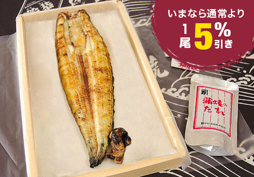 国内産 うなぎの白焼き 1尾